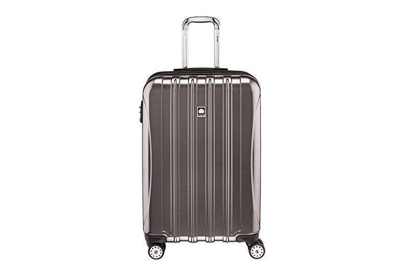 Delsey Helium Aero 25” Expandable Spinner Trolley.